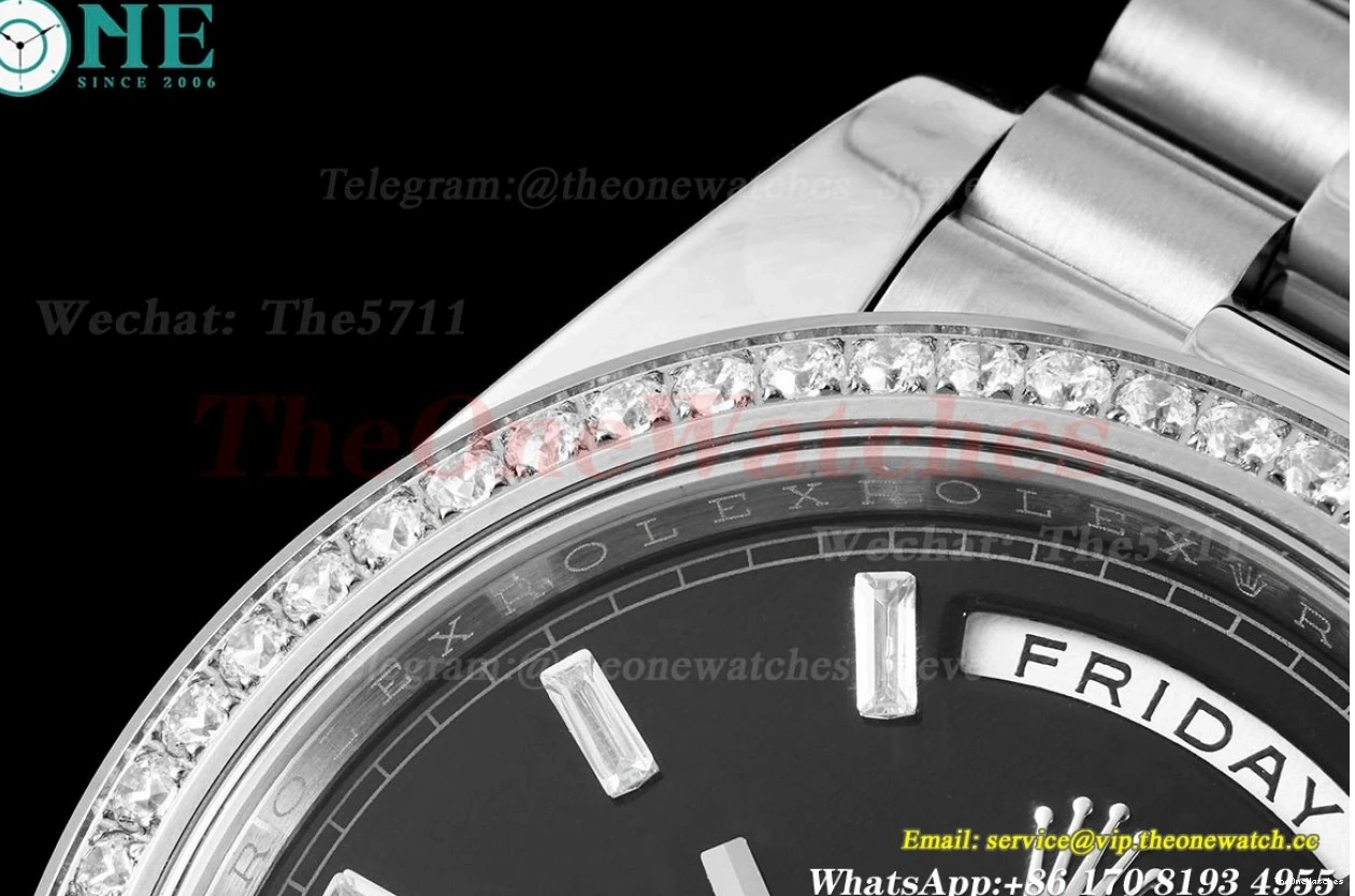 DayDate 40mm Heavy GSF SS (Tungsten 228349 SS Version) A3255 Grey Pres Stk 0309